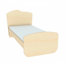 Кровать без тканевых накладок  К 1-5 (б/накл)